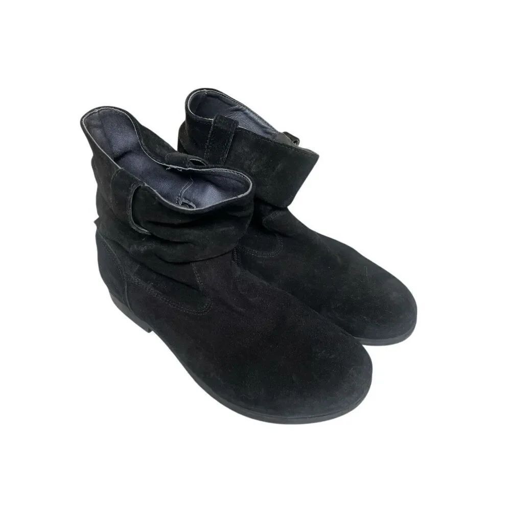 Birkenstock suede ankle boots black sz 40 / 9-9.5
